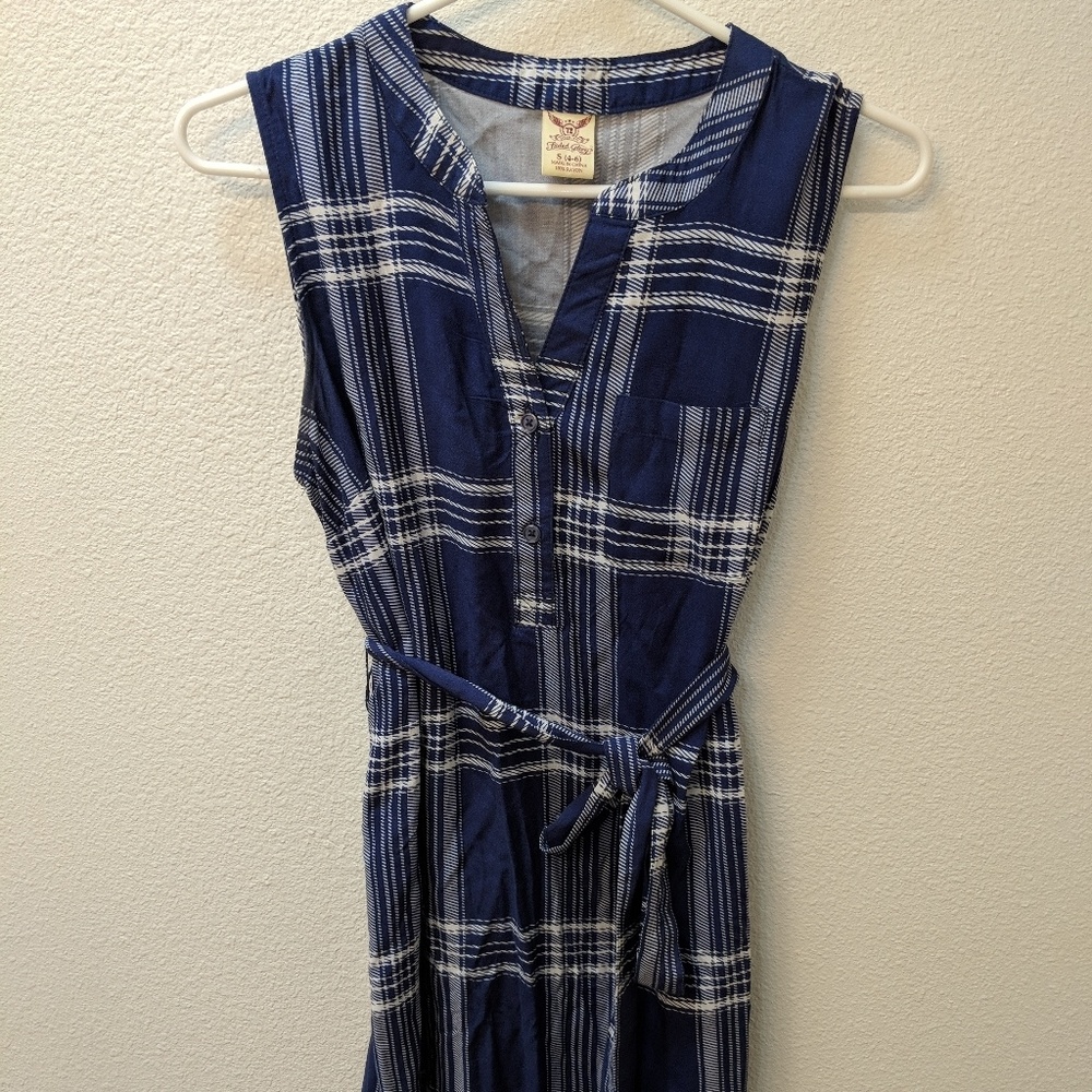 Blue plaid Faded Glory dress